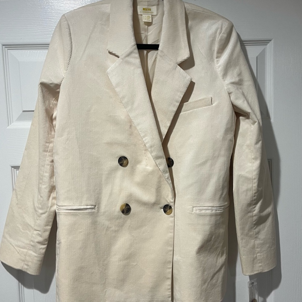 Anthropologie Cream Blazer